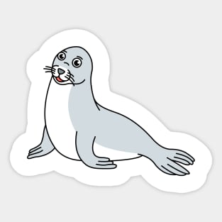 Cute Happy Seal Sea Animal Sticker